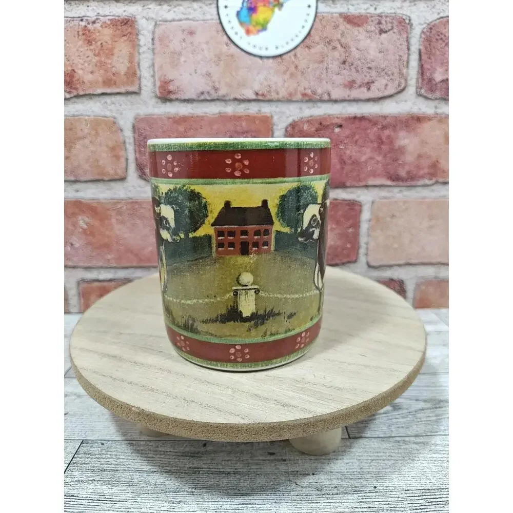 1995 Block Country Farm Coffee Mug Cows Coffee Cups by Gear Replacement